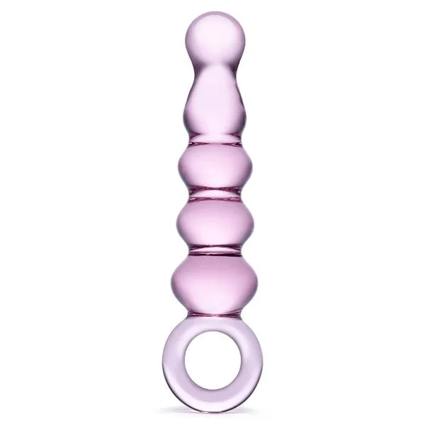 Glas 7.5-inch Quintessence Beaded Glass Anal Slider — image 5 of 8