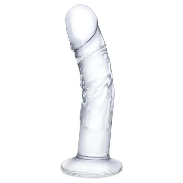 Glas 7-inch Curved Realistic Vein Dildo — image 5 of 8