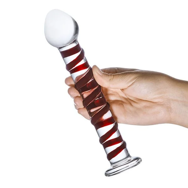 Glas 8-inch Mr Swirly Glass Dildo — image 7 of 8