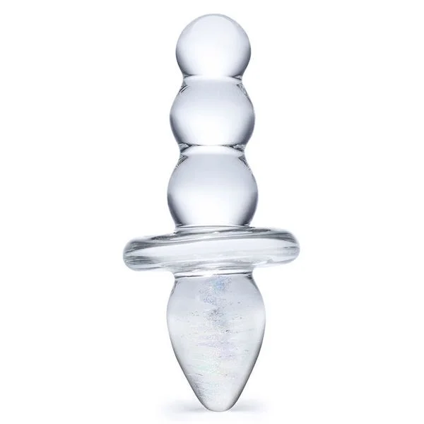 Glas 4.5-inch Titus Beaded Glass Butt Plug — image 5 of 8