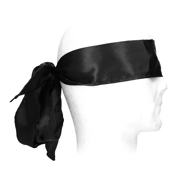 Ouch Black & White Bondage Silky Ribbon — image 7 of 8