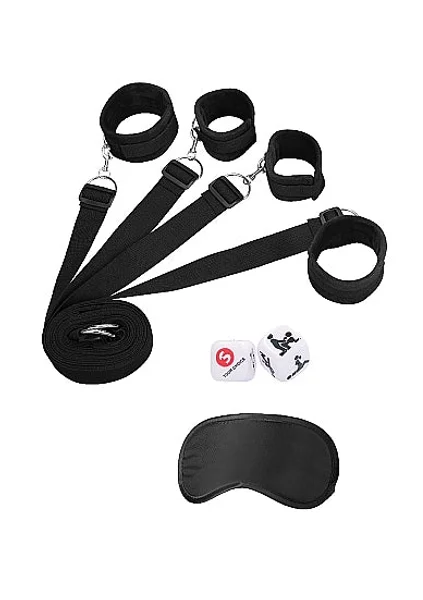 Ouch Black & White Bed Bindings Restraint System — image 4 of 6