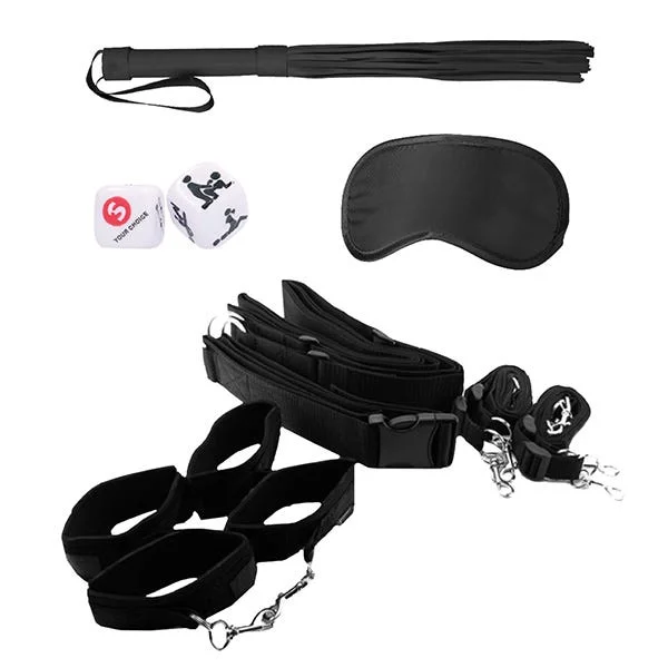 Ouch Black & White Bondage Belt Restraint System — image 3 of 4