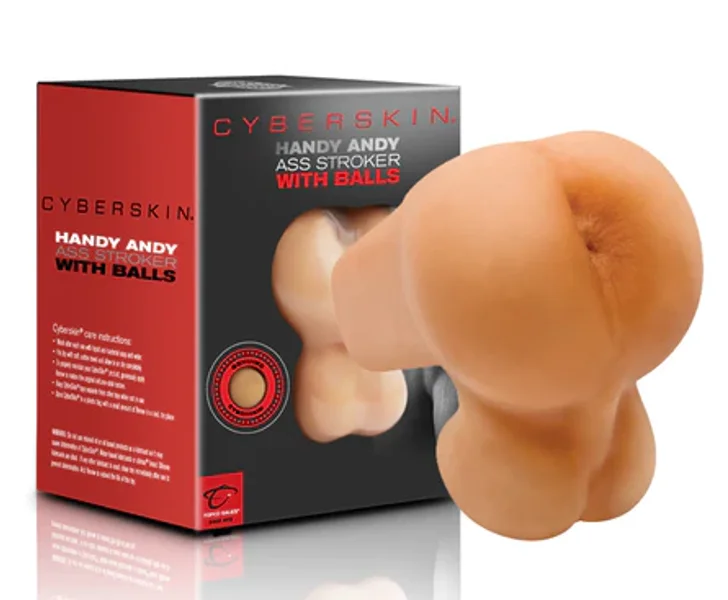 Cyberskin - Handy Andy Ass Stroker With Balls — image 2 of 3