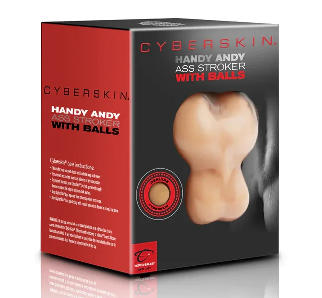 Cyberskin - Handy Andy Ass Stroker With Balls — image 3 of 3