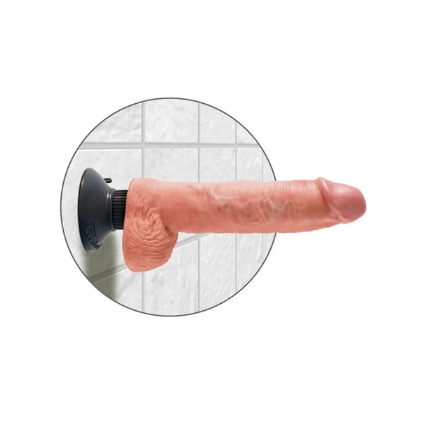 King Cock Vibrating 10" Cock With Balls — image 6 of 14