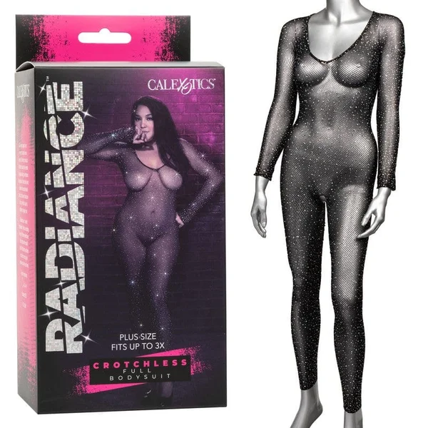CalExotics Radiance Crotchless Full Body Suit — image 21 of 24