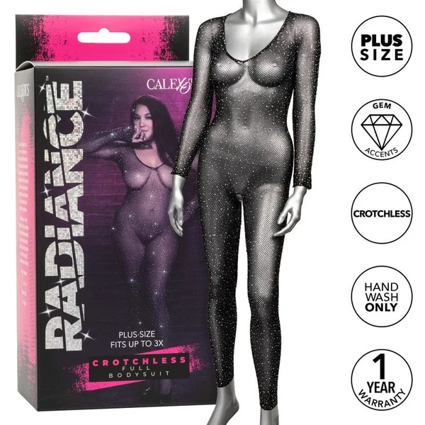 CalExotics Radiance Crotchless Full Body Suit — image 24 of 24
