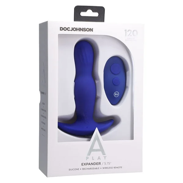 A-Play Expanding and Vibrating Rechargeable Silicone Butt Plug — image 6 of 8