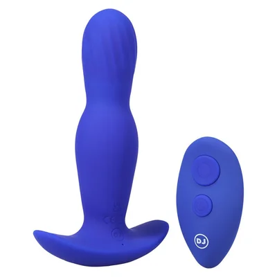 A Play Expanding and Vibrating Rechargeable Silicone Butt Plug
