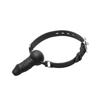 GAG016 Silicone Gag With Penis Plug