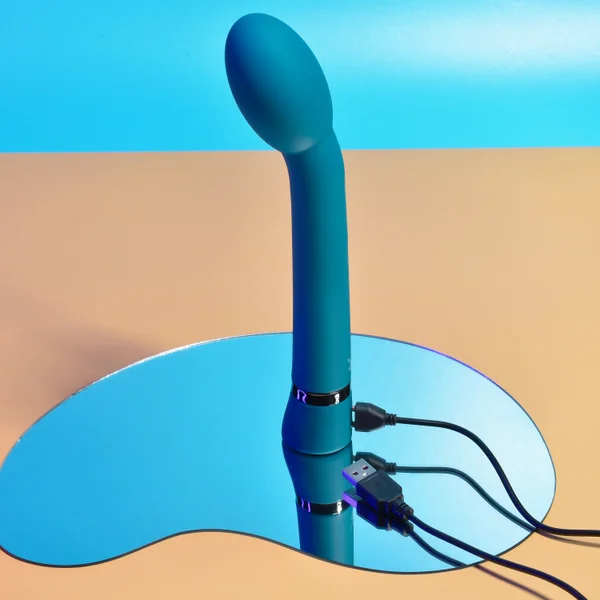 Playboy On The Spot Rechargeable Silicone G-spot Vibrator Deep Teal — image 9 of 14