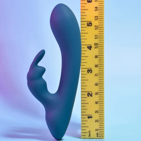 Playboy Lil Rabbit Rechargeable Silicone Dual Stimulation Vibrator Deep Teal