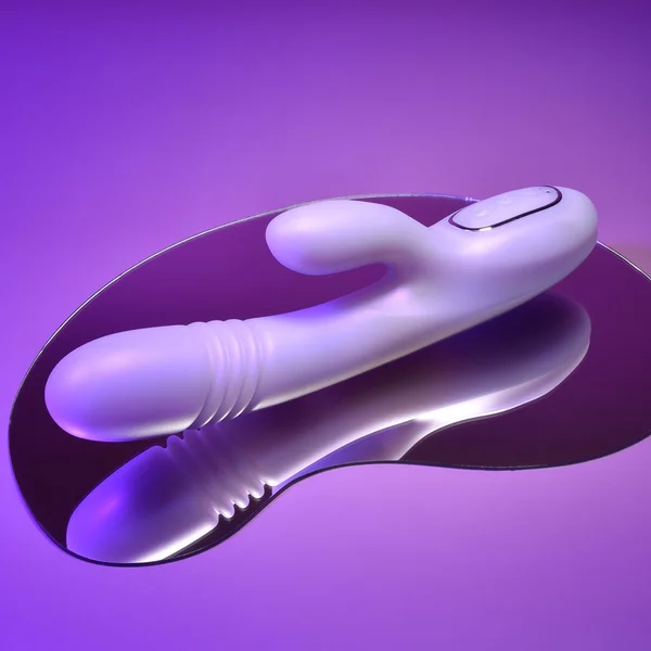 Playboy Thumper Rechargeable Tapping Silicone Dual Stimulation Vibrator Wild Star — image 12 of 16