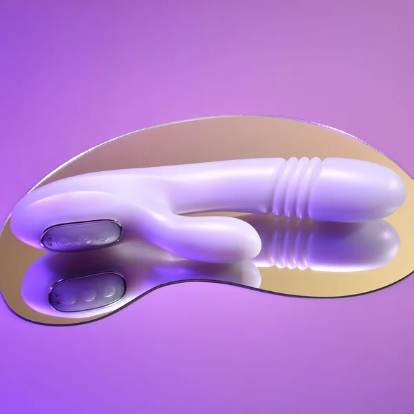 Playboy Thumper Rechargeable Tapping Silicone Dual Stimulation Vibrator Wild Star — image 10 of 16