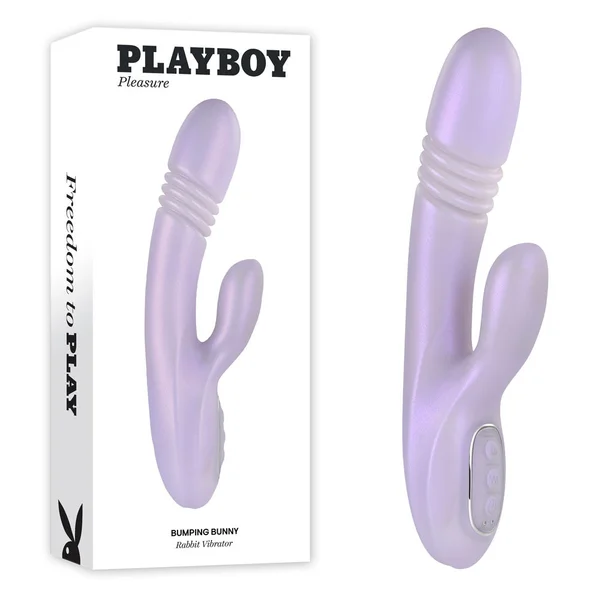 Playboy Thumper Rechargeable Tapping Silicone Dual Stimulation Vibrator Wild Star — image 8 of 16