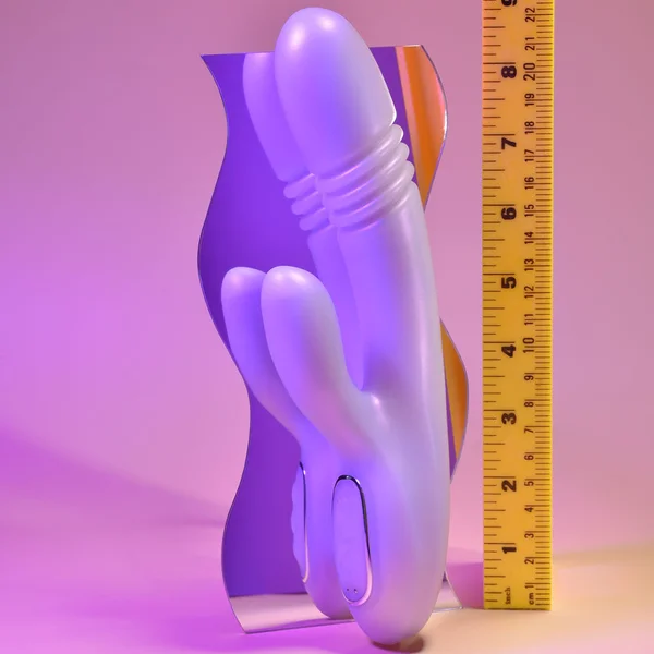 Playboy Thumper Rechargeable Tapping Silicone Dual Stimulation Vibrator Wild Star — image 15 of 16