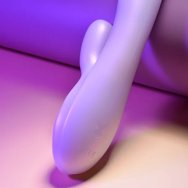 Playboy Thumper Rechargeable Tapping Silicone Dual Stimulation Vibrator Wild Star — image 13 of 16