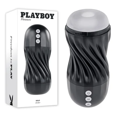 Playboy Solo Rechargeable Sucking Vibrating Masturbator
