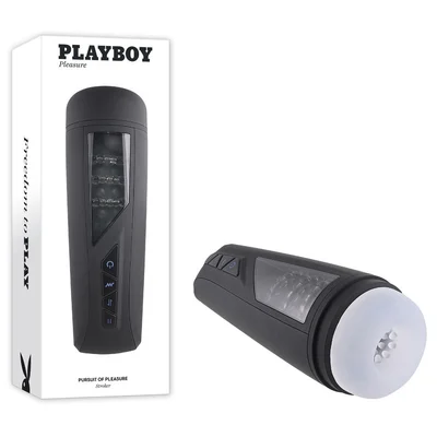 Playboy Pursuit Of Pleasure Rechargeable Vibrating Beaded Stroker