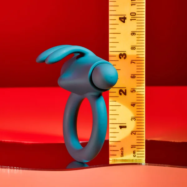 Playboy Bunny Buzzer Rechargeable Vibrating Silicone Cockring With Stimulator Deep Teal