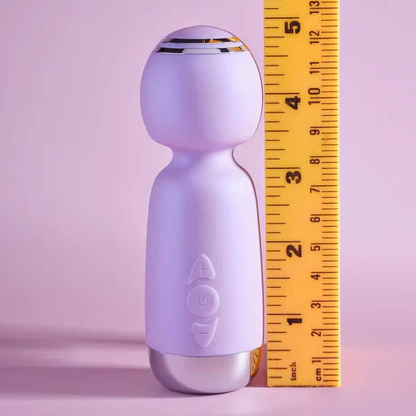 Playboy Royal Mini Rechargeable Silicone Wand Vibrator Opal — image 8 of 9