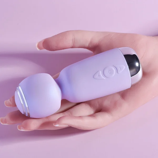 Playboy Royal Mini Rechargeable Silicone Wand Vibrator Opal — image 5 of 9
