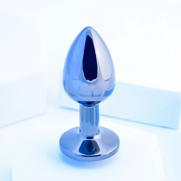 Playboy Tux Small Metal Anal Plug Hematite — image 3 of 8