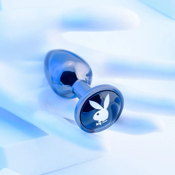 Playboy Tux Small Metal Anal Plug Hematite — image 7 of 8