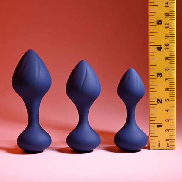 Playboy Tail Trainer 3-piece Silicone Anal Training Kit Navy — image 7 of 7
