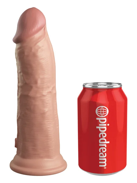 King Cock Elite 8 In. Vibrating Silicone Dual Density Cock Light — image 4 of 4