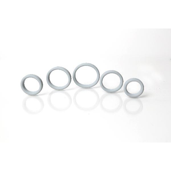 Boneyard Silicone Ring 5 Pcs Kit Grey