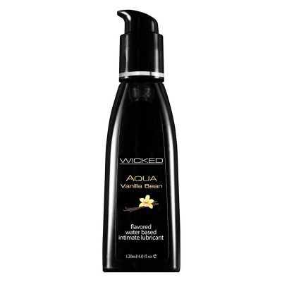 Wicked Aqua Vanilla Bean Flavoured Lube 120ml