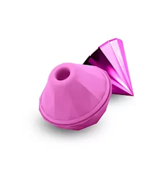 Sugar Pop Jewel Suction Vibrator - Pink - 2.8 Inch — image 5 of 8
