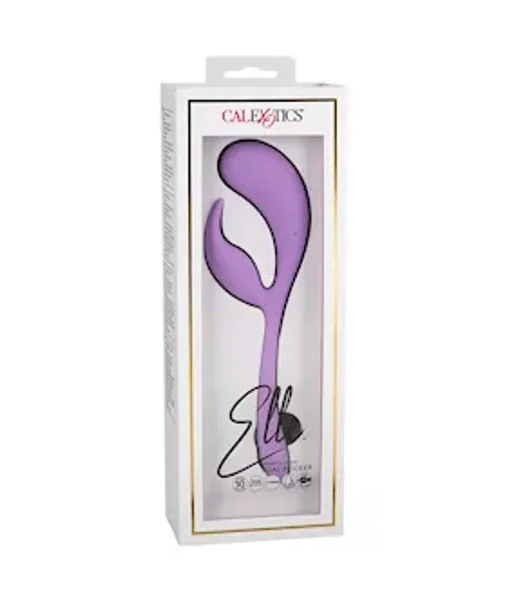 Elle Liquid Silicone Dual Flicker Vibrator - 7.3 Inch — image 7 of 10