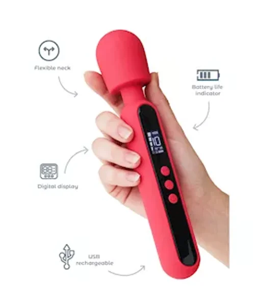 Share Satisfaction Isla Digital Wand - 9.4 Inch