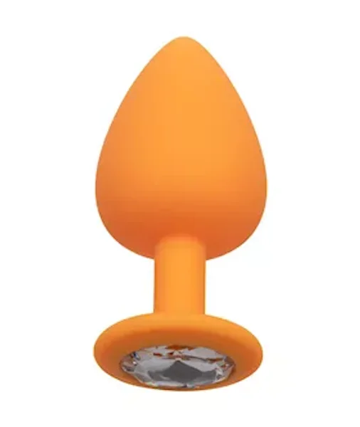 Cheeky Gems Butt Plug Set - Orange - 2 Inch — image 5 of 6