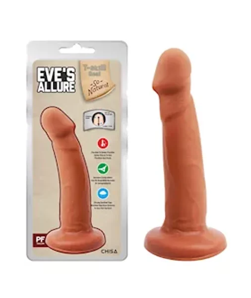 Eve's Allure Dildo - Tan - 7.7 Inch — image 6 of 8