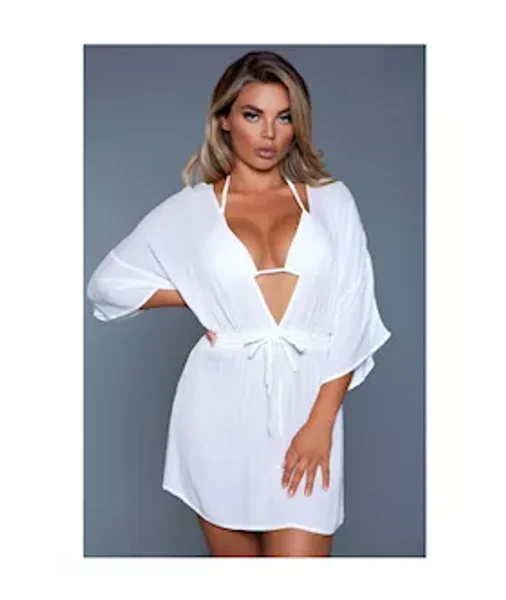 Thalia Beach Dress  - White - S/m — image 3 of 4