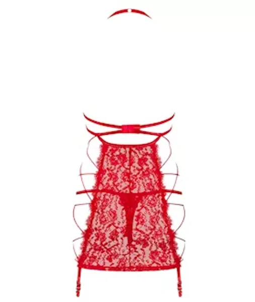Obsessive Rediosa - Chemise And Thong - L/xl — image 13 of 14