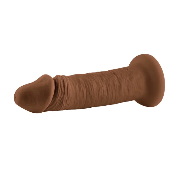 6 Inch Girthy Vibrating Dong - Dark — image 12 of 13