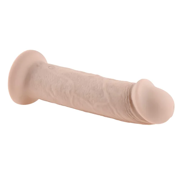7 Inch Girthy Vibrating Dong - Light — image 12 of 13