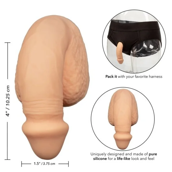 Packer Gear - 4" Silicone Packing Penis — image 5 of 25