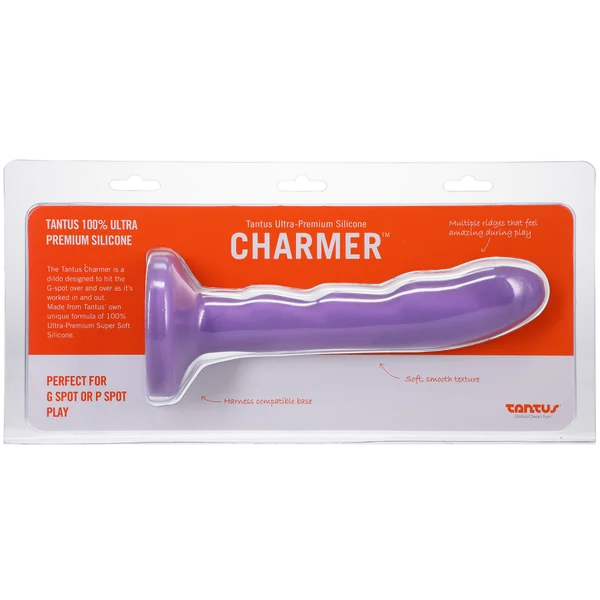 Tantus - Charmer Silicone Dildo - Lavender — image 3 of 6