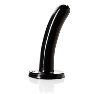 Tantus Silk Silicone Dildo Medium Black