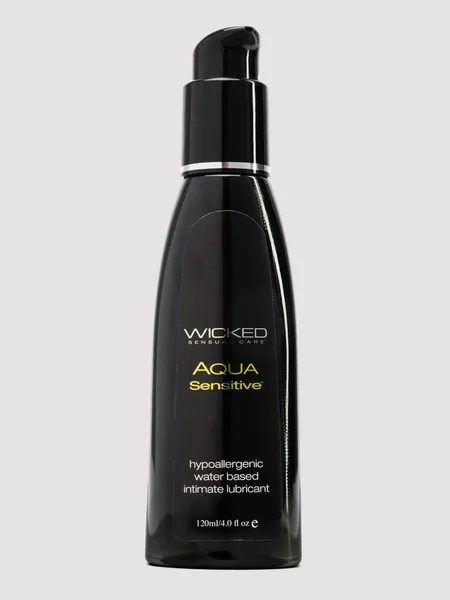 Wicked Water-Based Aqua Sensitive Hypoallergenic Unscented Lubricant 120ml — image 3 of 3