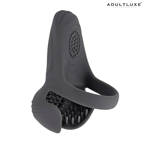 Gender X Undercarriage Rechargeable Silicone Waterproof Vibrating Cock Ring - Gray — image 23 of 23