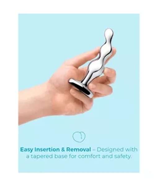B-Vibe Stainless Steel Anal Beads — image 25 of 25