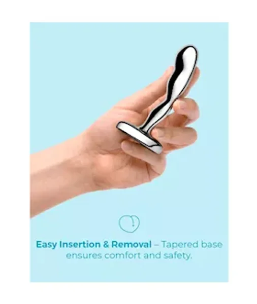 B-Vibe Stainless Steel Prostate Plug — image 21 of 22