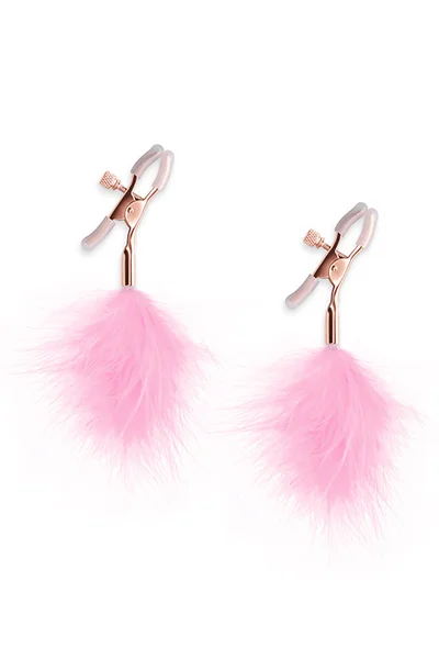 nsnovelties Bound Adjustable Nipple Clamps with Feathers — image 9 of 12
